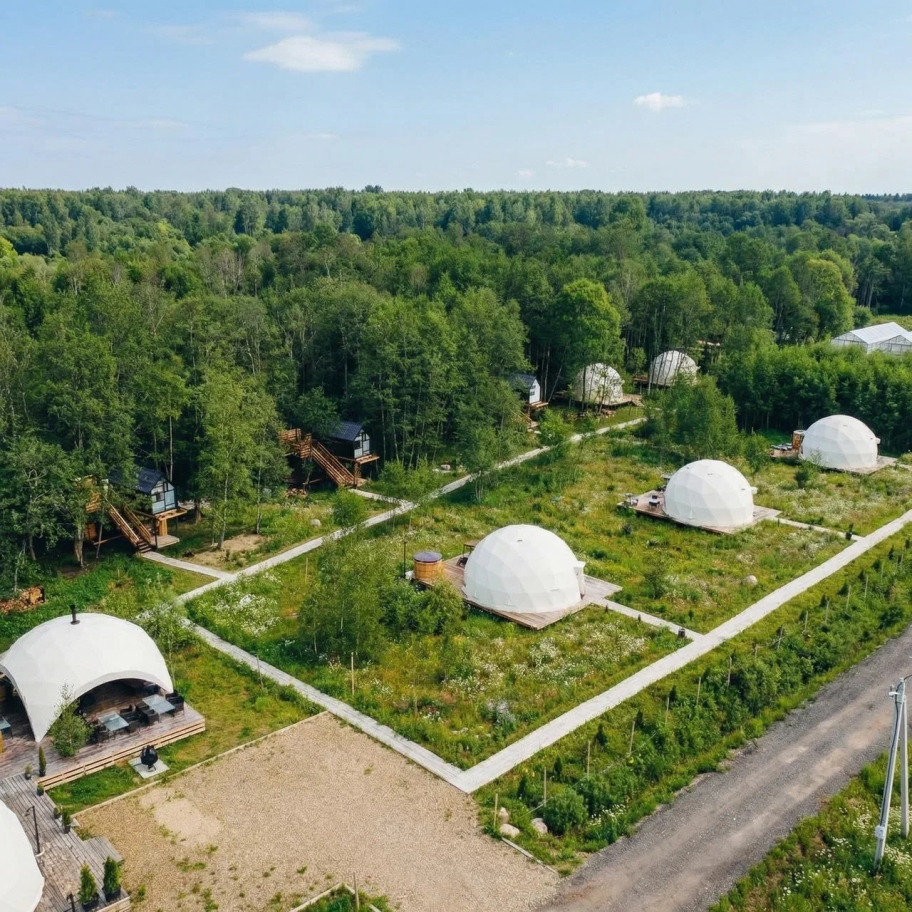 Современные домики для романтического отдыха