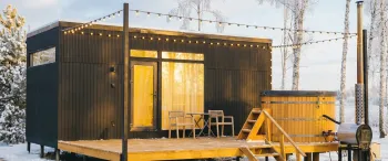 Hygge Lodge с купелью — фото 1