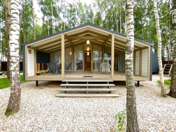 Дубль-дом 3 с панорамной сауной и купелью — фото 2