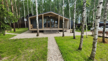 Дубль-дом 3 с панорамной сауной и купелью — фото 18