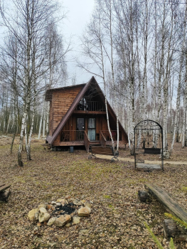 Двухместный двухэтажный дом с электрокамином и двумя санузлами — фото 9