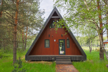 A-Frame №15 (c камином без купели) — фото 12