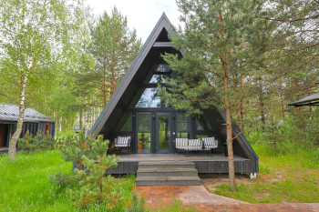 A-Frame №15 (c камином без купели) — фото 1