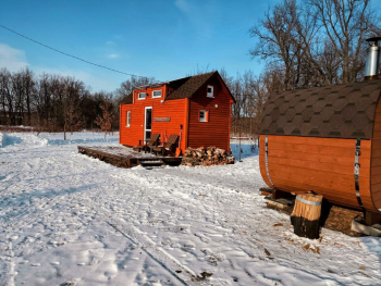 Дом Экзистенциалиста c баней на дровах и великолепным видом на Жигулевские горы. — фото 3