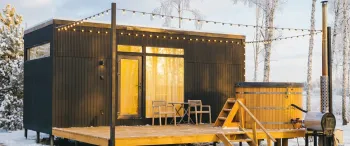 Hygge Lodge с купелью — фото 1